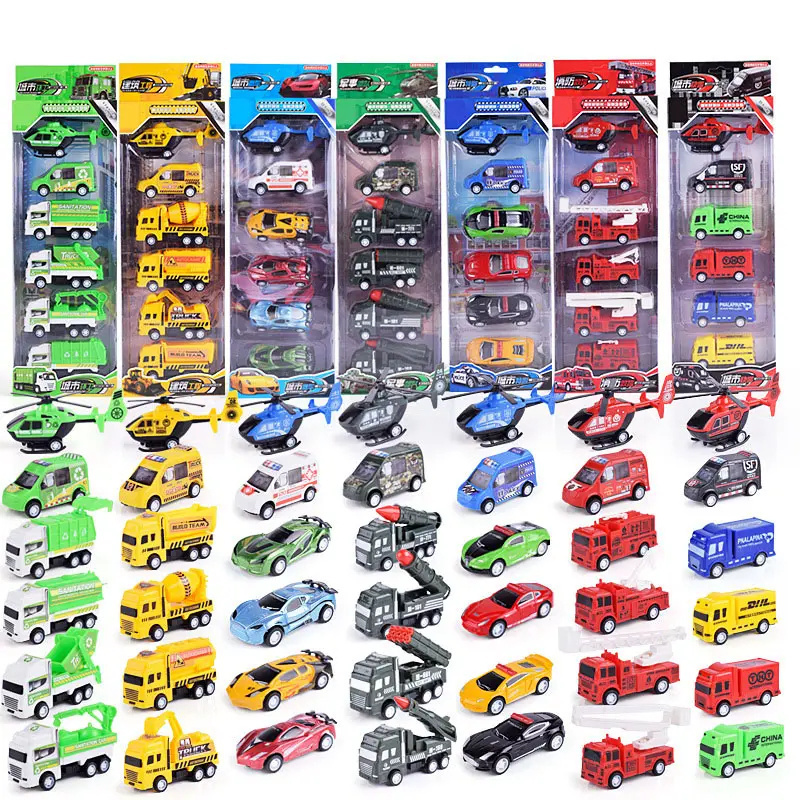 Die cast vehicle toys Own Brand Student Bricks Mobile combat bus police car army model building block kids large set