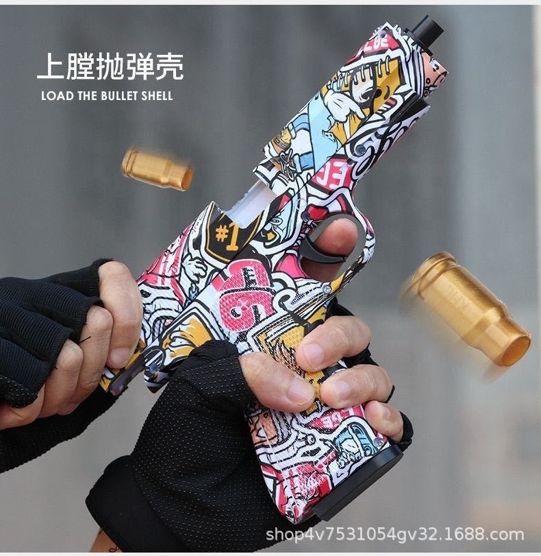 New Products Alloy Mini Model Guns Toy Soft Bullet Gun