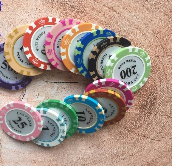 Poker chips Custom Round Ultimate Clay Set Ceramic Poker Chips With Numbers Denominations Custom