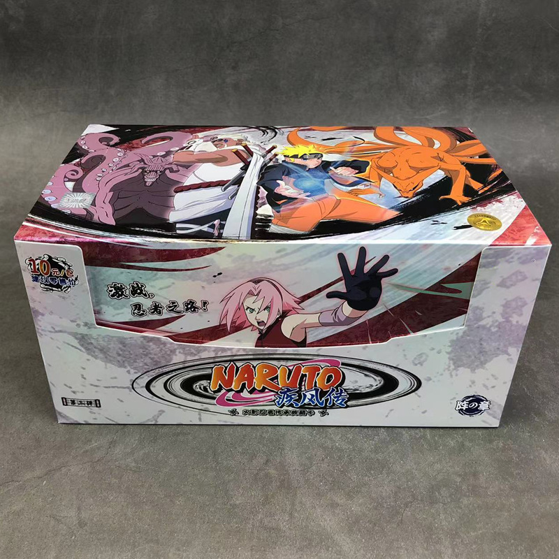 Board game Wholesales Narutoes Collection Cards Box tier 1 wave 4 Booster 36pack 5cards Anime Playing Cards Game Cartas