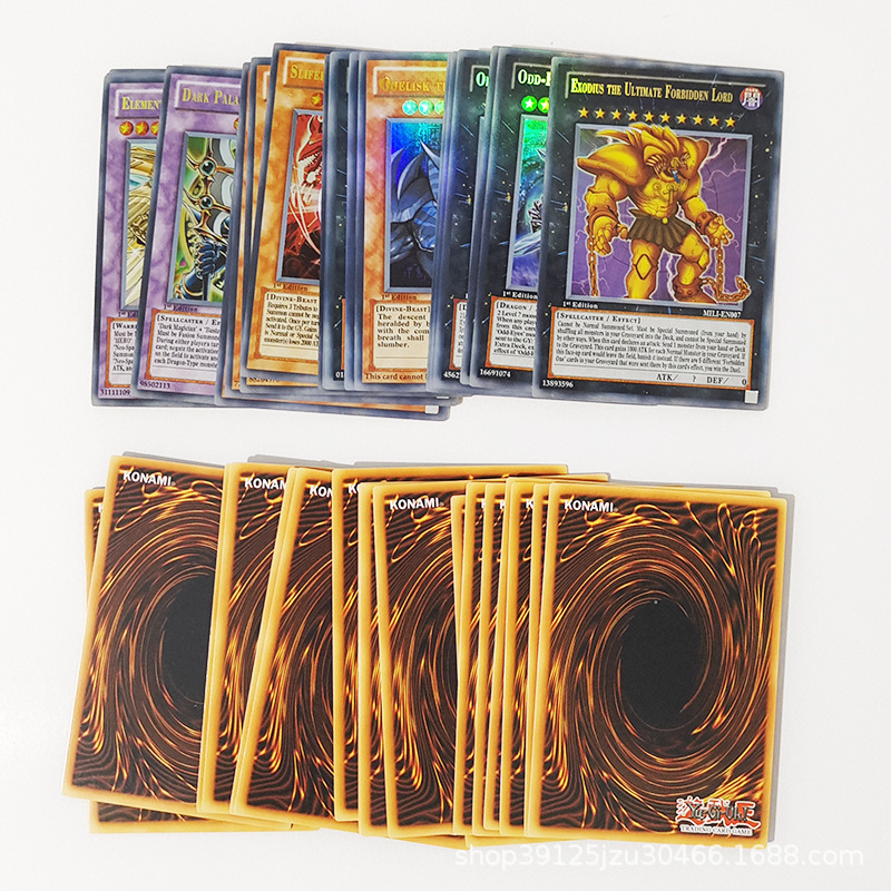 Board Game Wholesale price 112 English All Flash for Children's Card Game Battle YuGiOh Endglish Cards