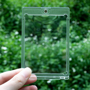 Anime peripheral Sturdy Texture Acrylic Case Graded Clear Plastic Holds Standard Bricks Display Sports Graded Card Brick