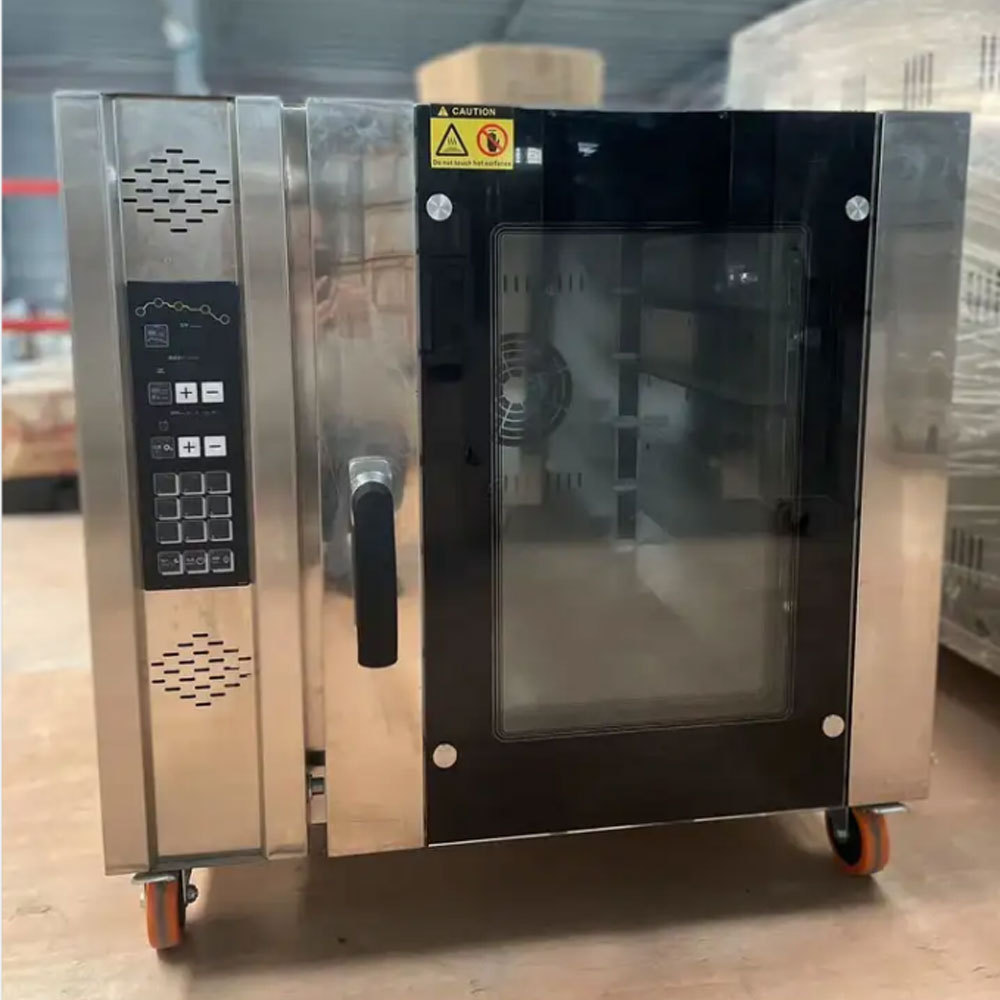 Commercial electric gas rotary oven industrial rotating bakery oven rack trolley high efficiency 12 trays rotary rack oven