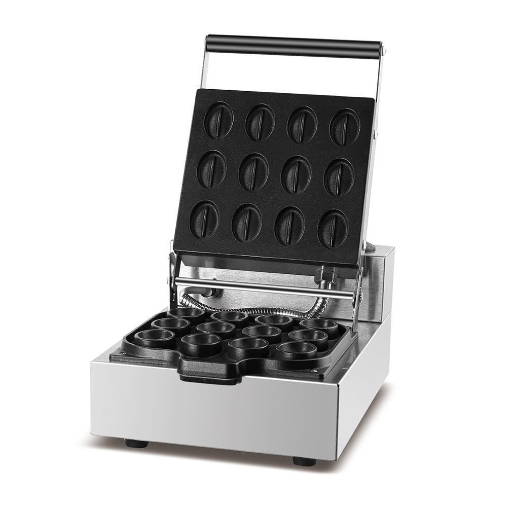 mini commercial industrial vertical four spaces honeycomb double cuisinart coins waffle maker machine