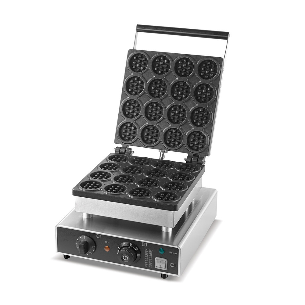 mini commercial industrial vertical four spaces honeycomb double cuisinart coins waffle maker machine