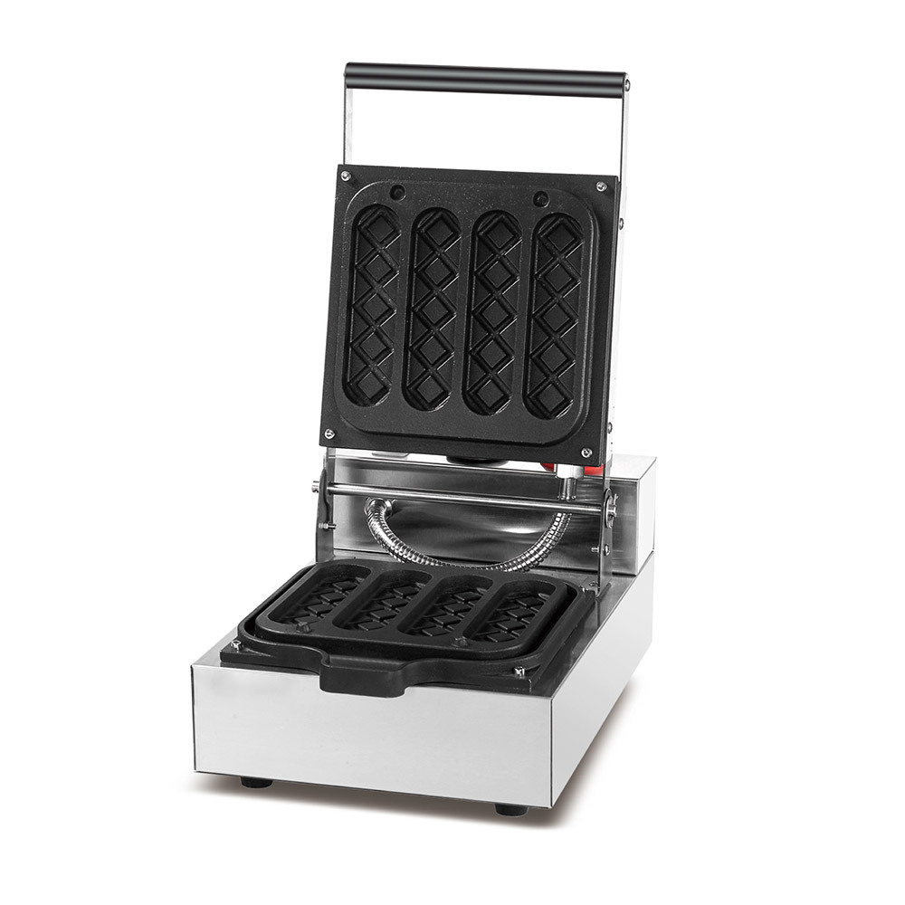 mini commercial industrial vertical four spaces honeycomb double cuisinart coins waffle maker machine