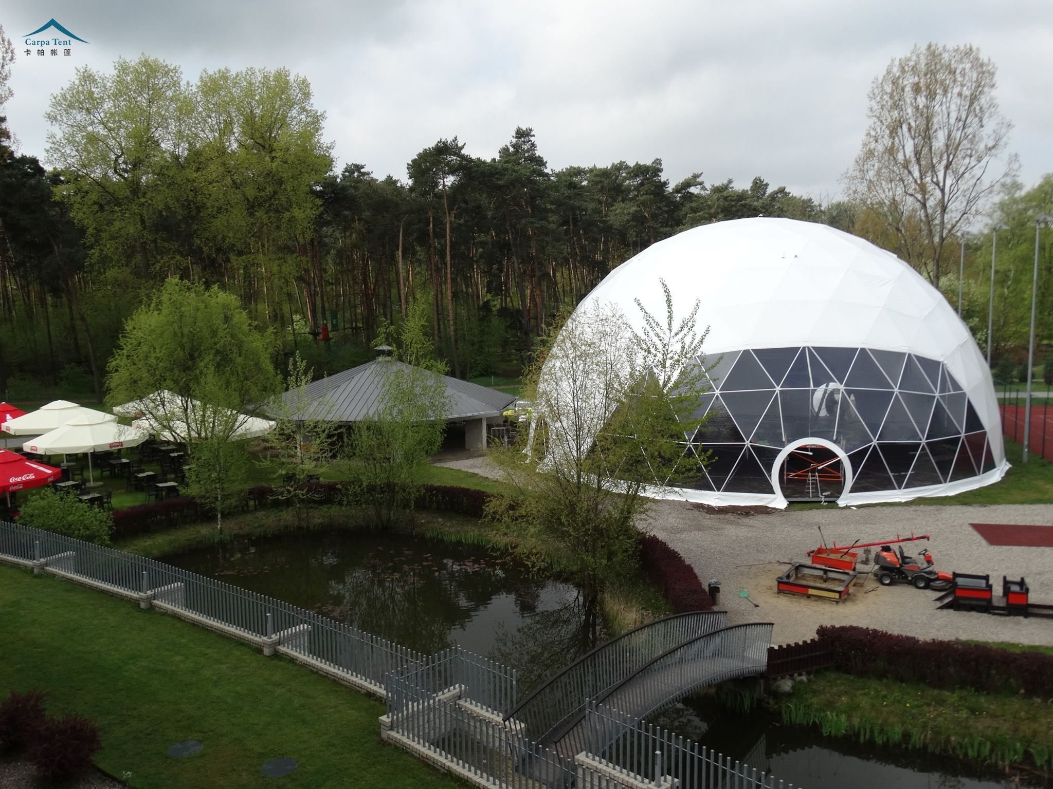 Outdoor Safari Resort Hotel Geodesic Igloo Dome Bubble Round House Tent