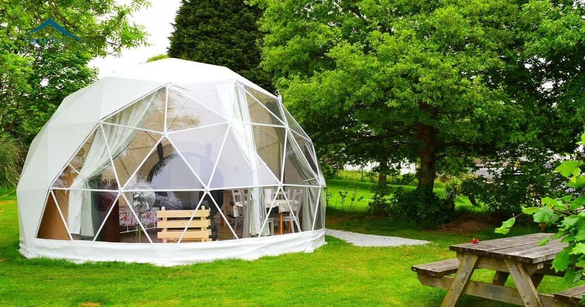 Outdoor Safari Resort Hotel Geodesic Igloo Dome Bubble Round House Tent