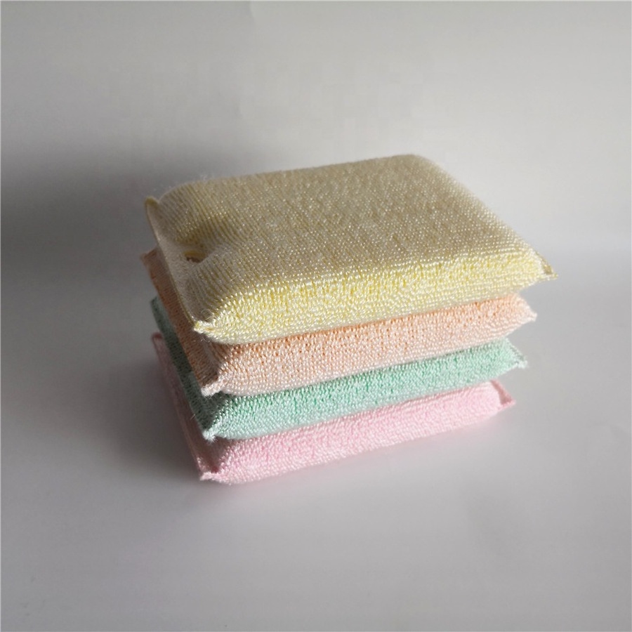 Dish washing sponge scourer brush