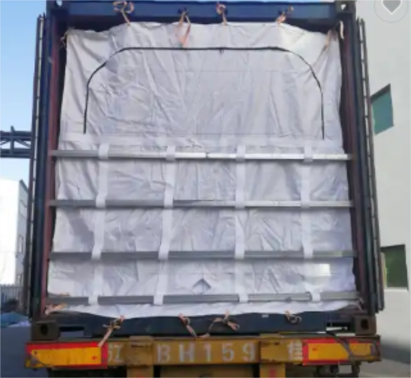 Custom bulk liner bag in 20ft 40ft ldpe container container liner bag dry container liner for Soybeans seeds