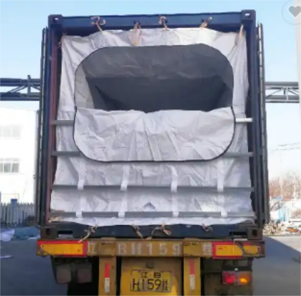 Custom bulk liner bag in 20ft 40ft ldpe container container liner bag dry container liner for Soybeans seeds