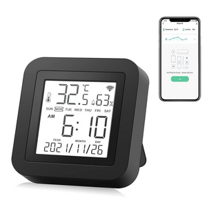 Smart WiFi IR Remote Control WiFi Temperature & Humidity Sensor, IR Controller Tuya Indoor Hygrometer Thermometer Sensor