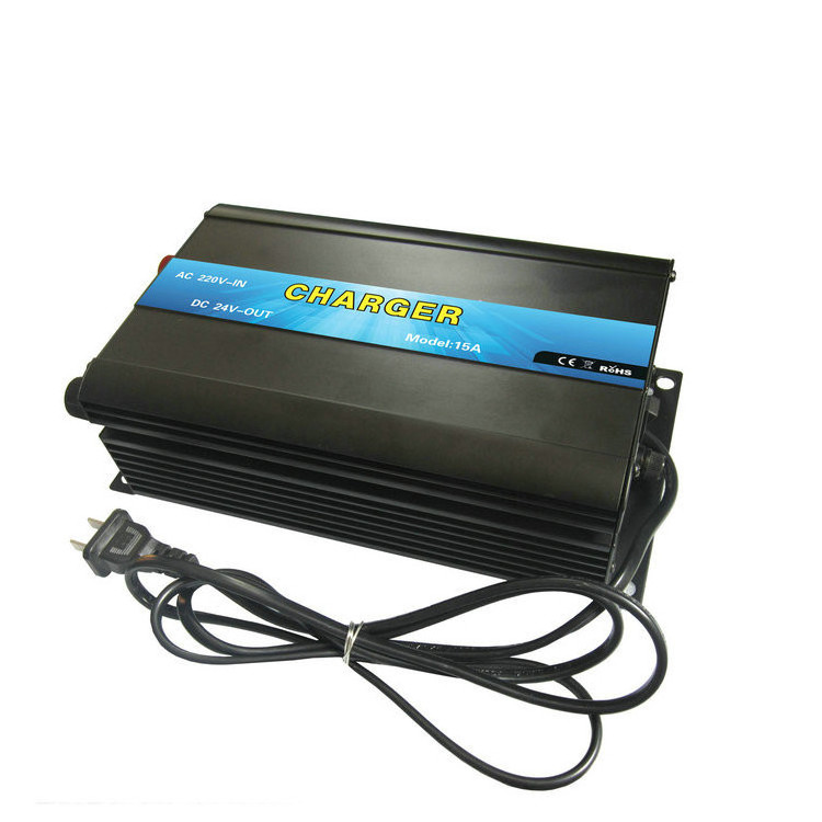 Intelligent 12V 25A solar portable sealed AGM GEL SLA lead acid 18650 battery charger electric scooter