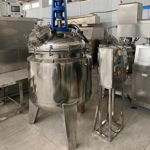 100L vacuum emulsion mixing tank heating mixing tank homogeneous mixing tank