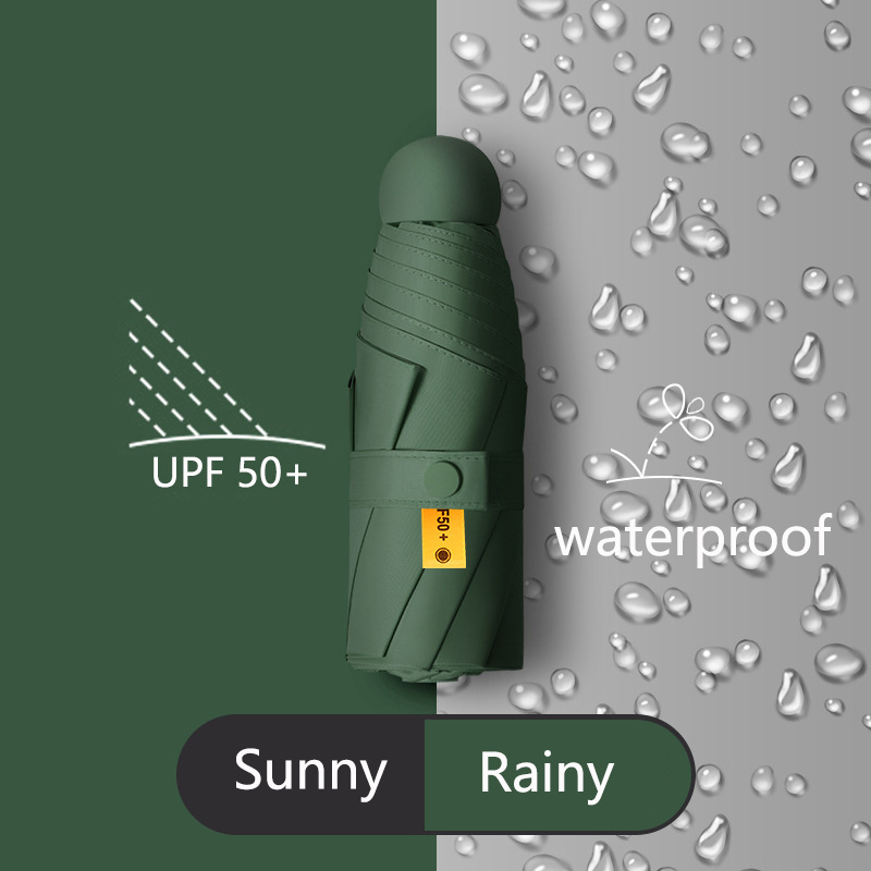 Sun Umbrella Anti-UV Mini Capsule Umbrella Small Umbrella Pocket Sun Protection and Ultraviolet Protection Parasol Paraguas