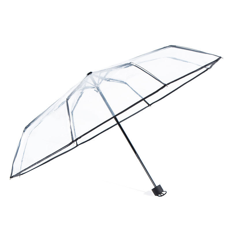 Transparent Automatic Umbrella Women's Umbrella Folding Parasol  For Rain And Sun Windproof  Women Rain Umbrellas Free Shipping