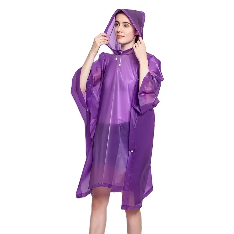 Non-Disposable Rain Poncho for Hiking and Mountain Climbing Clear Raincoat Women Rain Poncho Rain Jacket