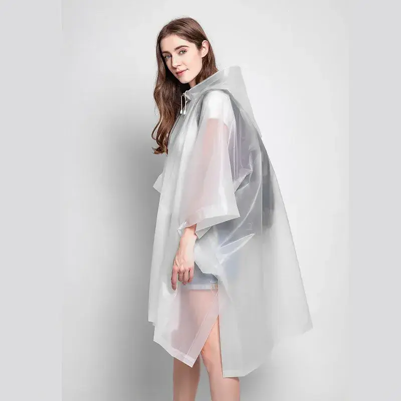 Non-Disposable Rain Poncho for Hiking and Mountain Climbing Clear Raincoat Women Rain Poncho Rain Jacket