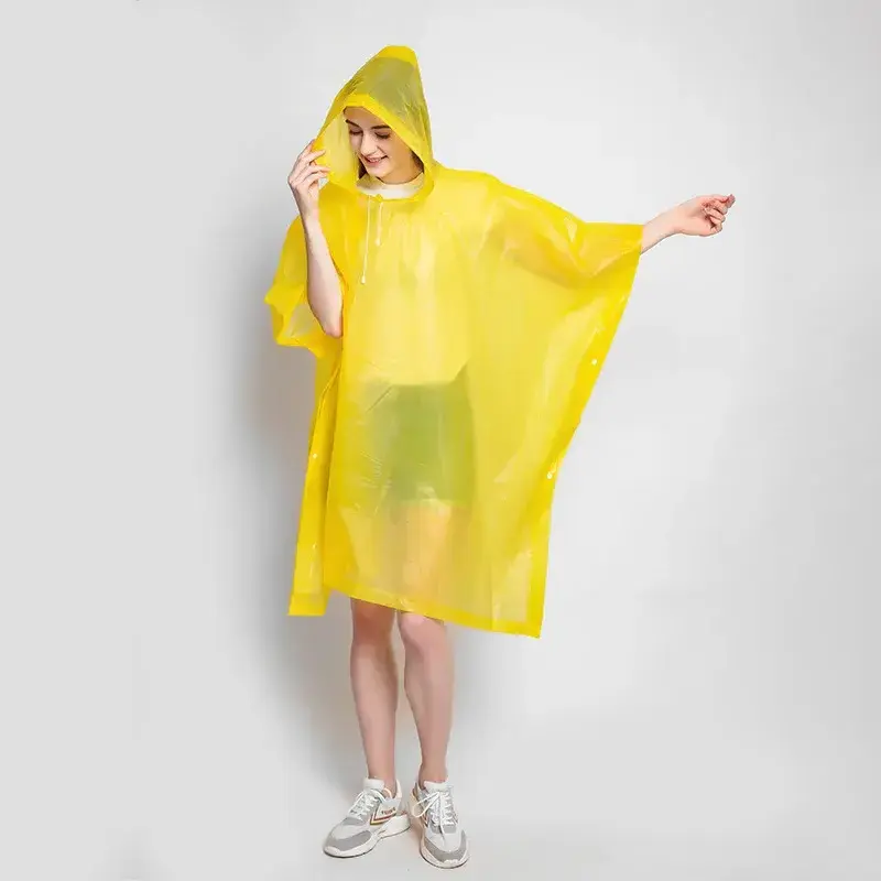 Non-Disposable Rain Poncho for Hiking and Mountain Climbing Clear Raincoat Women Rain Poncho Rain Jacket