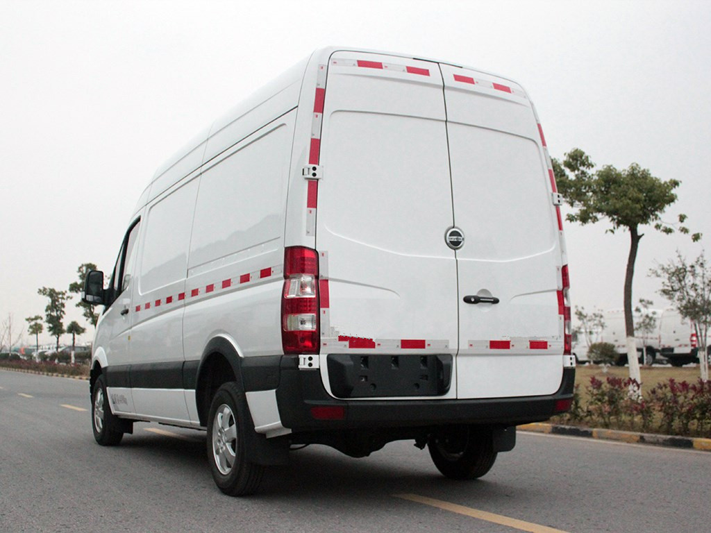 high speed ev pure electric van ,electric box truck with tail lifting