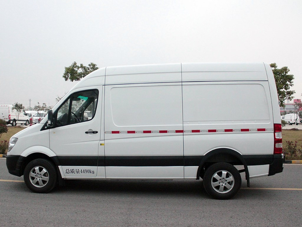 high speed ev pure electric van ,electric box truck with tail lifting