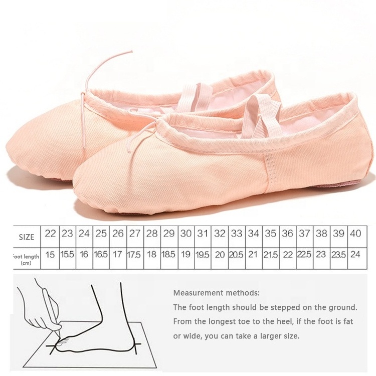 Leather sole dance ballet shoes for children ballerina flats black ballet shoes split sole ballerina shoes women flat  RT-046