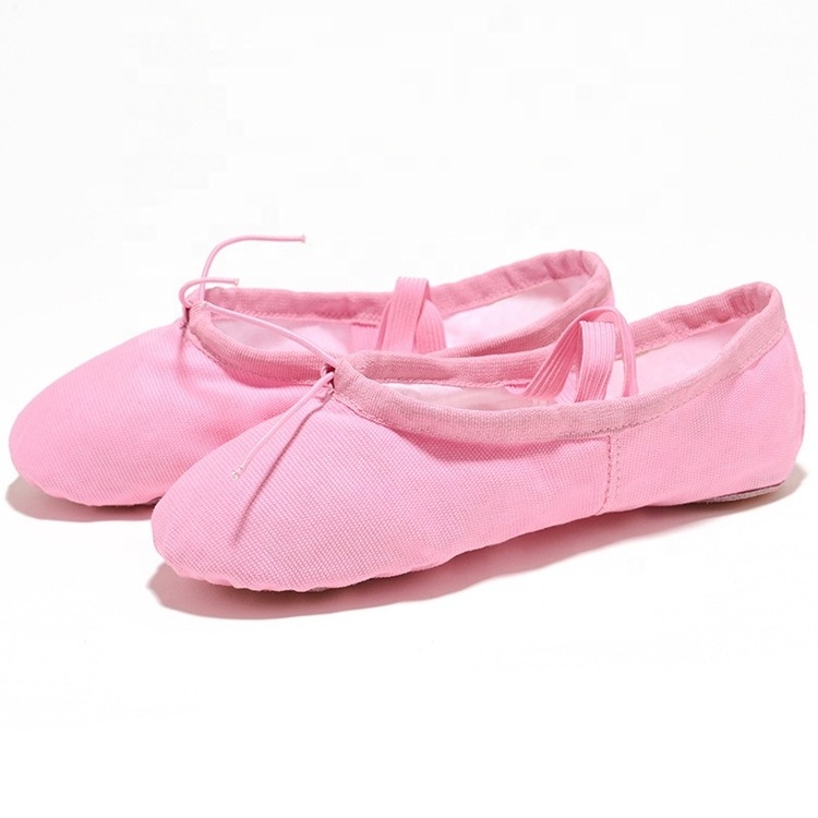 Leather sole dance ballet shoes for children ballerina flats black ballet shoes split sole ballerina shoes women flat  RT-046