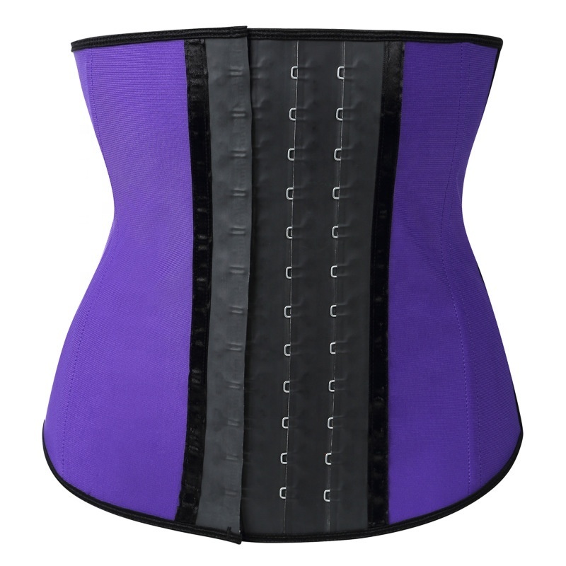 Sexy Steel Bone Red Mature Women Body Latex Sliming Waist Training Corset  Y-1149