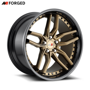 MN Forged Exclusive 4 Lug FR500 RTR SVE Black Wheels for Mustang GT 66 and Ford Performance Rims