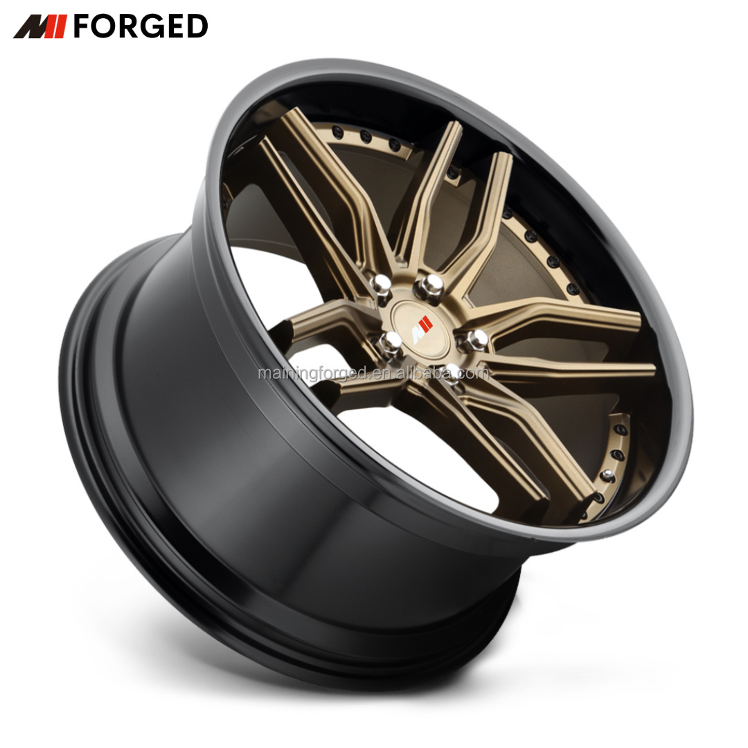 MN Forged Exclusive 4 Lug FR500 RTR SVE Black Wheels for Mustang GT 66 and Ford Performance Rims