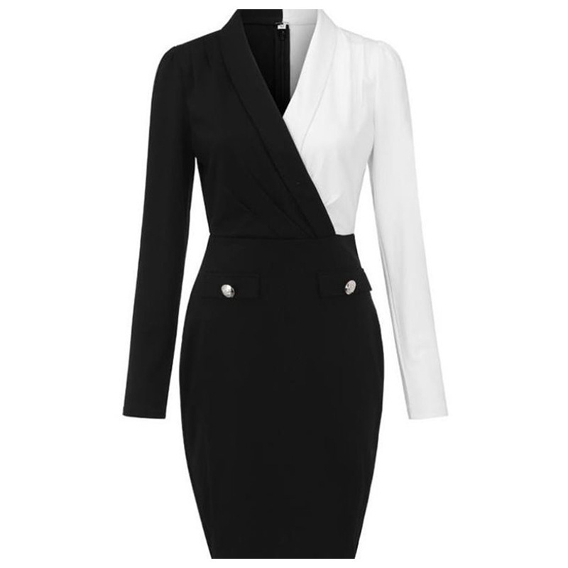 2022 Fall Clothing New Design High Quality Women's Suits Sexy V Neck Blazers Fashion Jacket Dress Office Wear