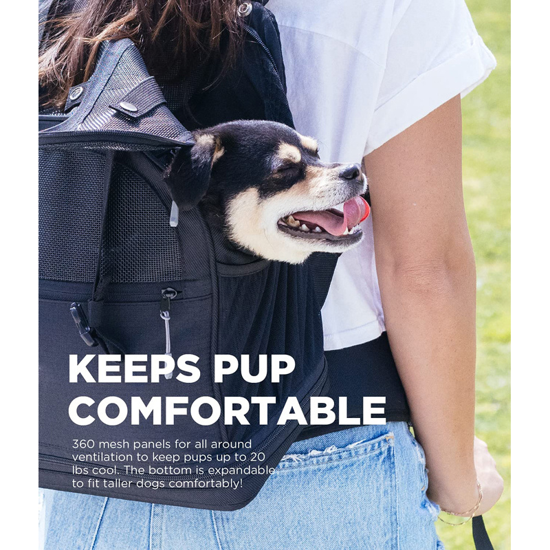 Pet Hand Free Carrier Shoulder Bag Soft Pouch Sling Style Dog Carrier Dog and Cat Cross body Carrier Outdoor Travel