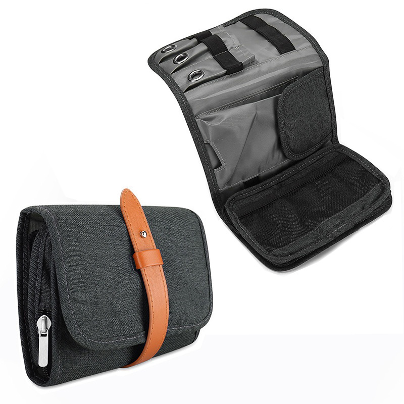 Custom Travel Gadgets Organizer Bag Electronic Accessories Cable Roll Up Pouch Storage Bag