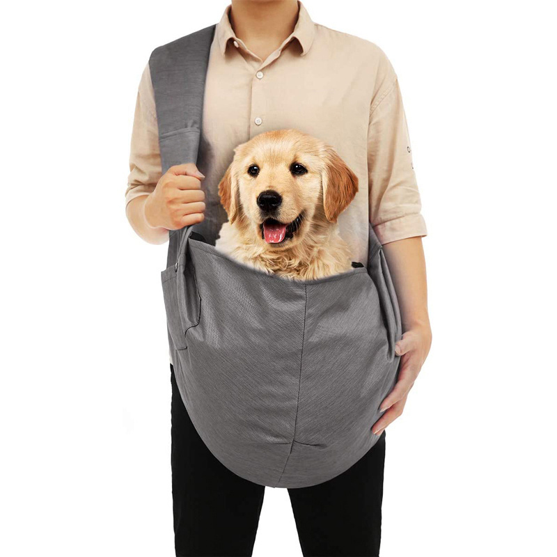 pet Sling Carrier for Dog cat Adjustable  Padded Shoulder Strap Waterproof Tote Pet Bag Custom Comfortable Pet Carrier Organizer