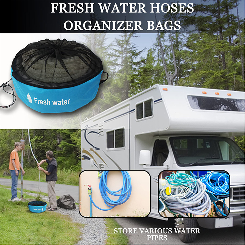 RV Hose Storage Bag Camper Accessories for Outside & Inside Storage RV Equipment Storage Organizer Bags for Sewer Hoses