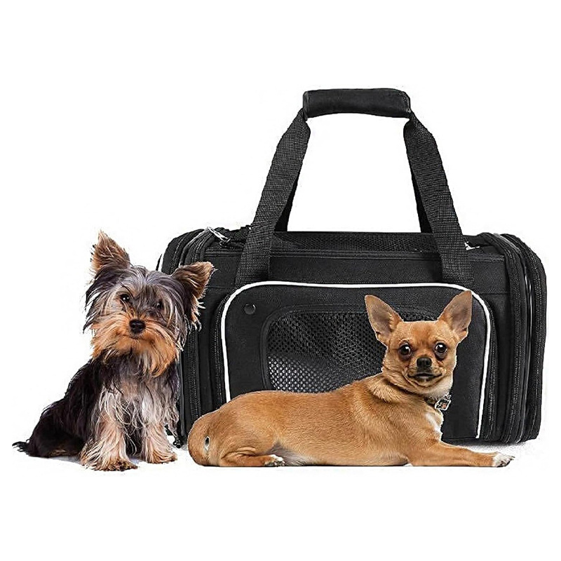 Hot sale High Quality Durable expandable Airline approved Cat Bag Pet Cages Carrier for Travel Pet Carrier bag