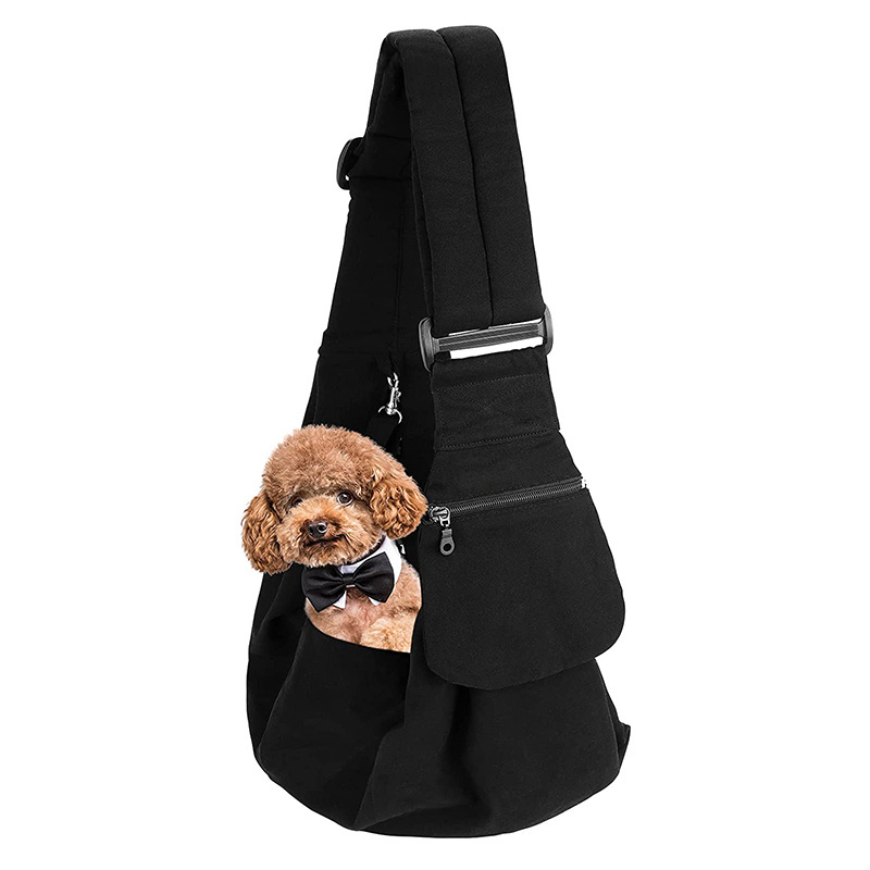 Pet Sling Carrier Small Dogs and Cats Carrier Sling Bag Hand Free Adjustable Small Pets Shoulder Bag for Traveling Outdoor