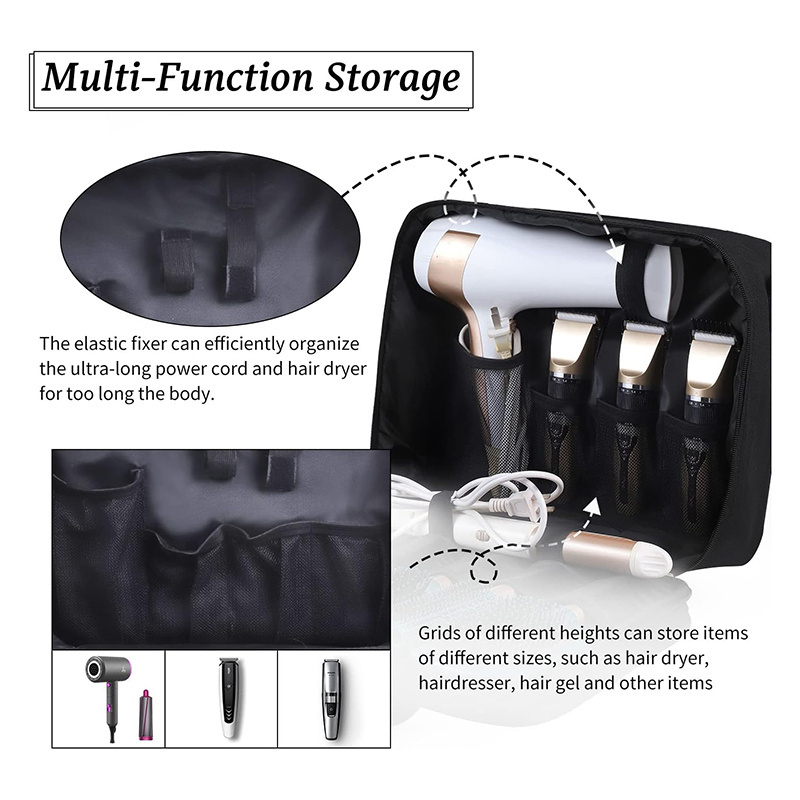 Hair Dryer Bag Barber Carrying Case Barber Tool Bag Hairstylist Traveling Bag