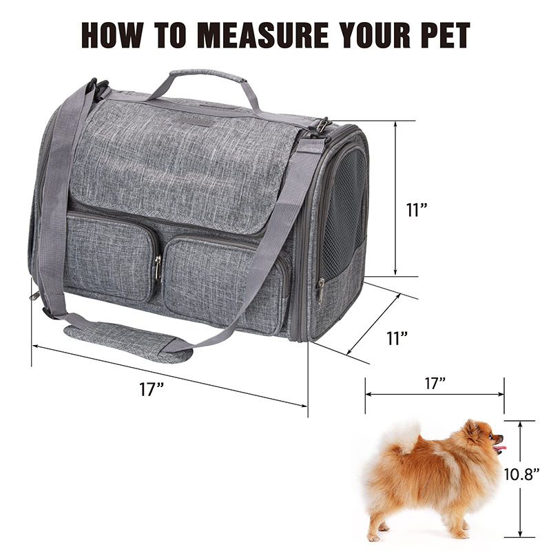 Pet Carrier Dog Cat Soft Sided Carrier for Small Medium Dogs Cats Puppy Kitten  Airline Approved Dog Cat Travel Leisure