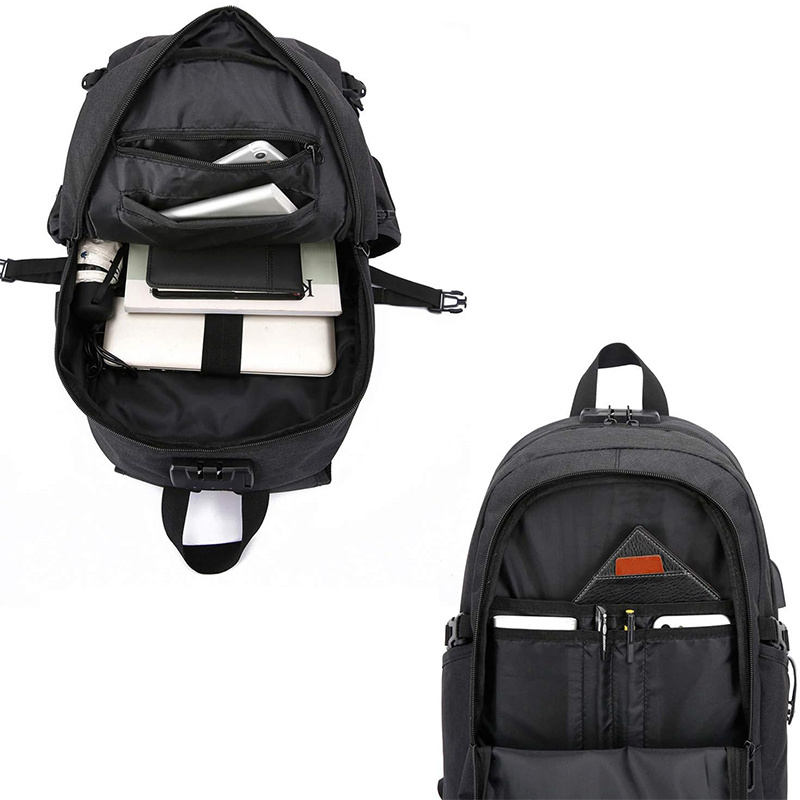 Anti Theft Laptop Backpack Business Travel Backpack Bag with USB Charging Port Lock