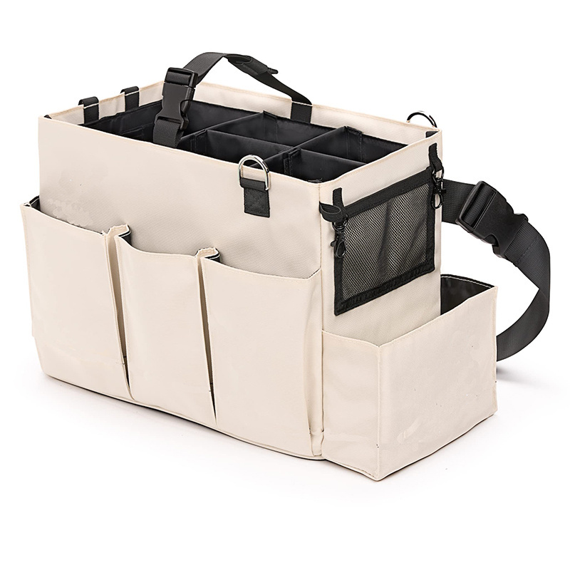 Wearable Cleaning Caddy with Handle Caddy Organizer for Cleaning Supplies with Shoulder and Waist Straps, Car Organizer