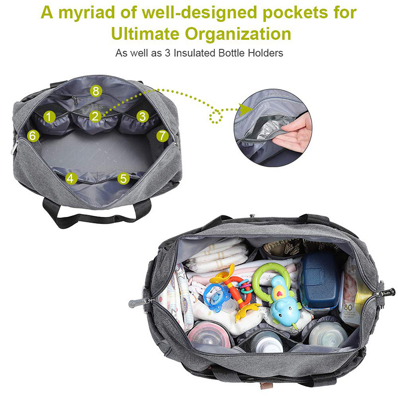 Custom Outdoor Baby Stroller Organizer with Cup Holders Universal Stroller Accessories Caddy Storage Bag Shoulder Straps