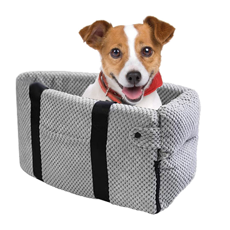 Dog Console Car Seat Dog Cat Booster Seat On Car Armrest Travel Car Carrier Bed for Cat and Small Dog Pet carrier Bag