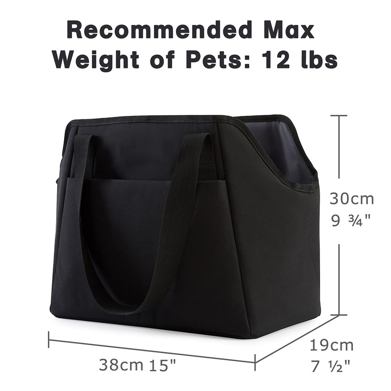 Small Dog Carrier Purse with Pockets Portable Small Dog/Cat Soft-Sided Carrier  Versatile Pet Carrier Tote Bag