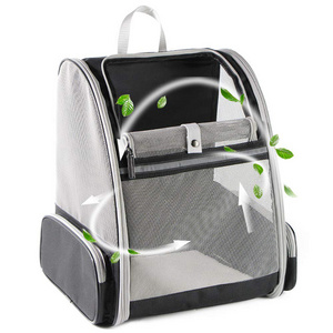 OEM Travel Portable Pet capacity Airline Approved fashion Travel mesh puppy cat carrier backpack Outdoor pet carrier bag