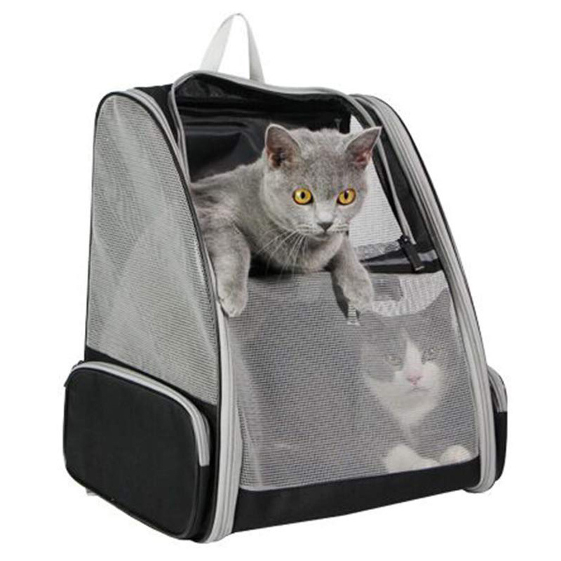 OEM Travel Portable Pet capacity Airline Approved fashion Travel mesh puppy cat carrier backpack Outdoor pet carrier bag