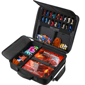 Tabletop RPG Hard-Shell Travel Case DND Protective Carrying and Organizer Bag Game Accessories Shoulder Cases Storage