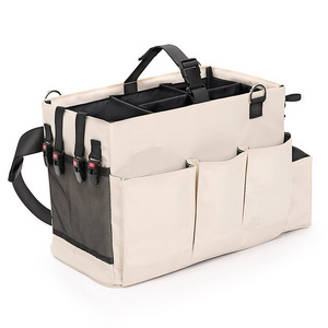 Wearable Cleaning Caddy with Handle Caddy Organizer for Cleaning Supplies with Shoulder and Waist Straps, Car Organizer