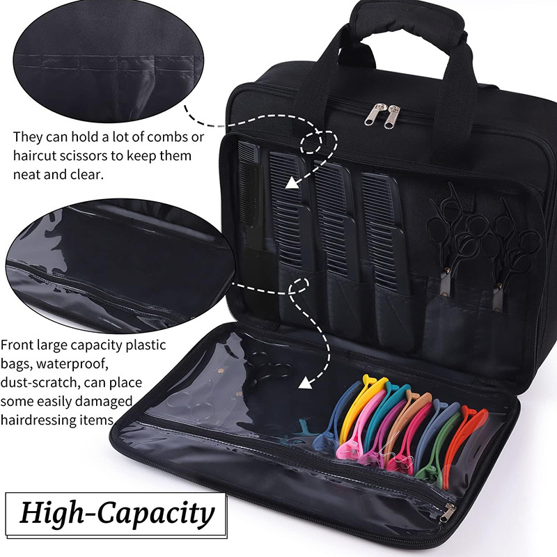 Hair Dryer Bag Barber Carrying Case Barber Tool Bag Hairstylist Traveling Bag