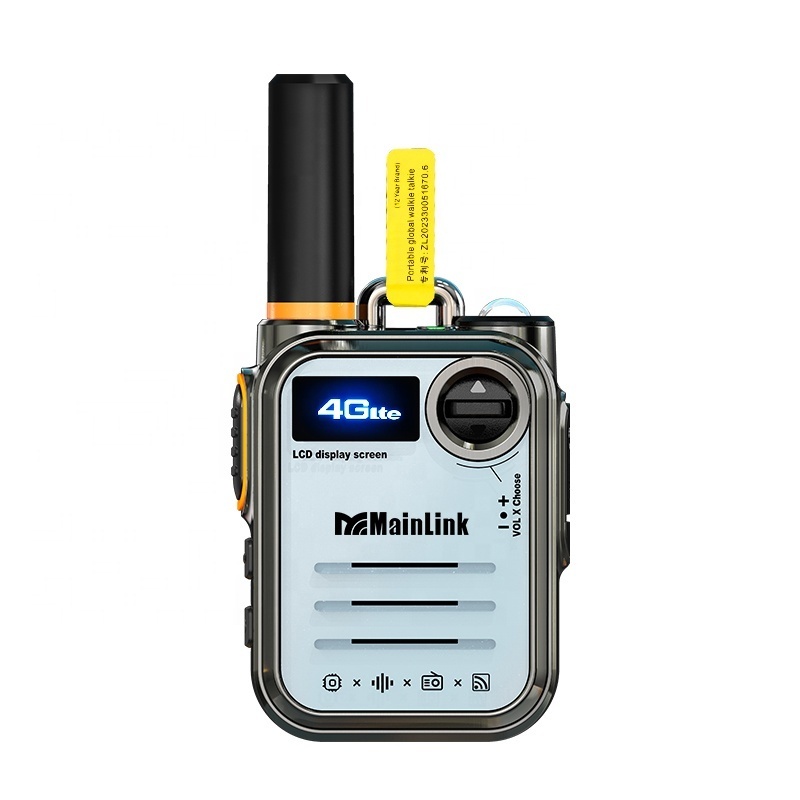 Intercom 4G Handheld Walkie Talkie Poc Radio 4G SIM Card Long Rang Transceiver 4G Wifi Walkie Talkie GSM Network Radio